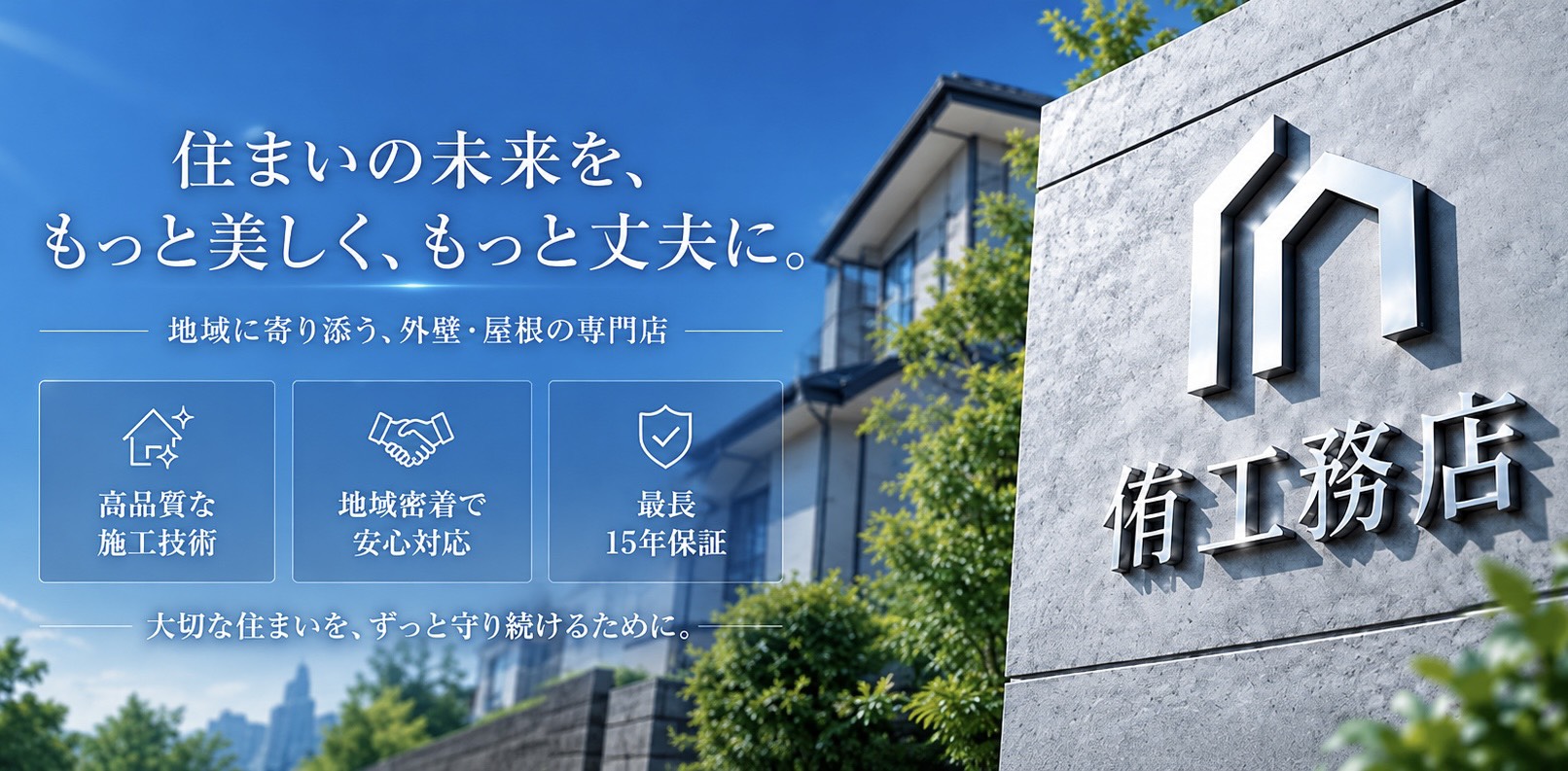 侑工務店 外壁塗装専門店のブランドバナー